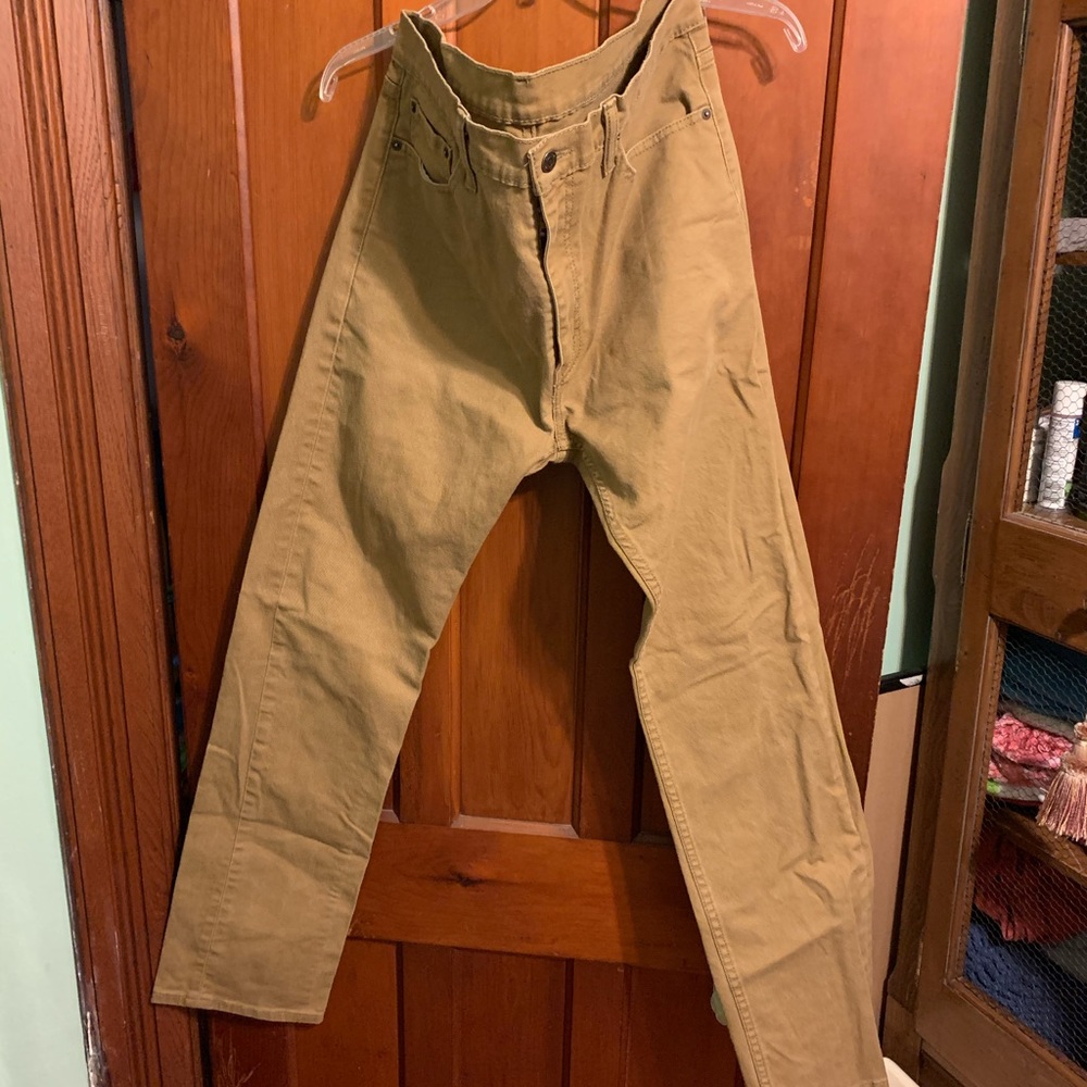 Levi’s 513 brown jeans 36x34